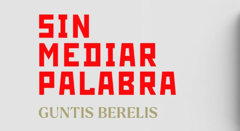 sin mediar palabra